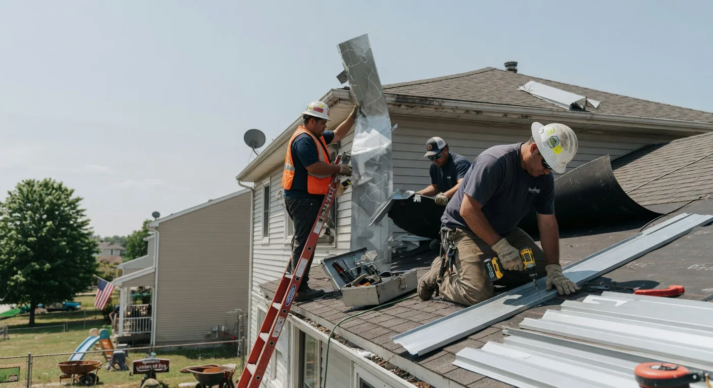 Aluminum Roofing Installation in Moffett, OK